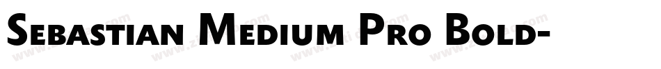 Sebastian Medium Pro Bold字体转换